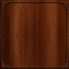 Wood Abstract Background, a beautiful wood carving texture - 69609185