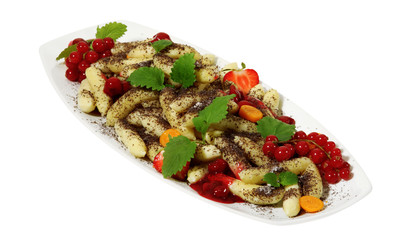 mohnnudeln incl. clipping path