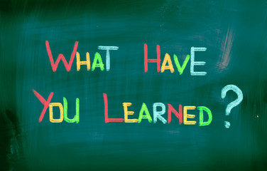 Time To Learn Concept