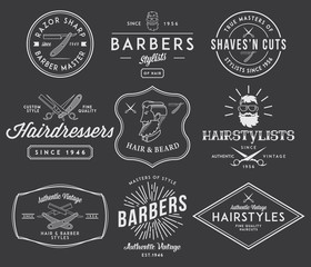 Fototapeta premium Barber 2 white