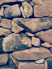 stone wall old retro vintage style