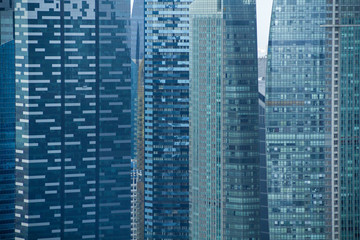 Obraz premium Modern view of the office buildings