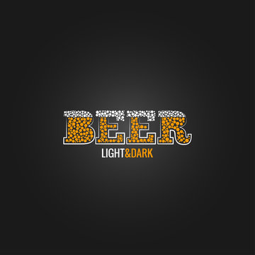 beer design menu background