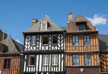 Fototapeta na wymiar Maisons du patrimoine historique de Dol de Bretagne