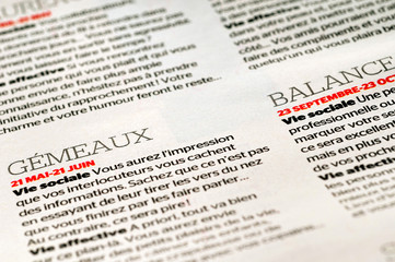 Obraz premium L'horoscope de la semaine
