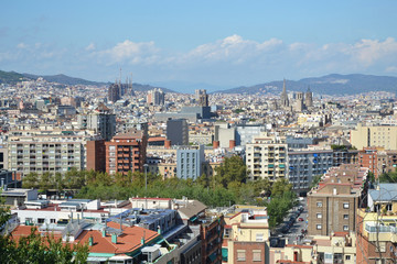 Fototapeta premium Barcelona city