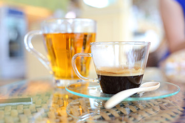 coffee cup on table
