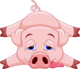 Cute pig cartoon