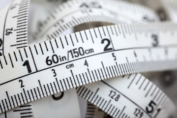 Tape measure close-up
