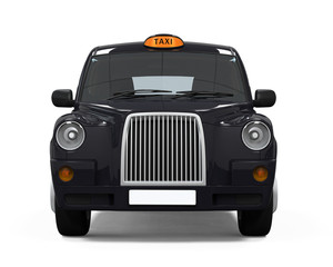 Naklejka premium Black London Taxi