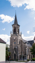 Fototapeta premium Kirche St.Eglisius in Saarbrücken