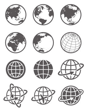 グローバルイメージ 地球 アイコン Stock ベクター Adobe Stock
