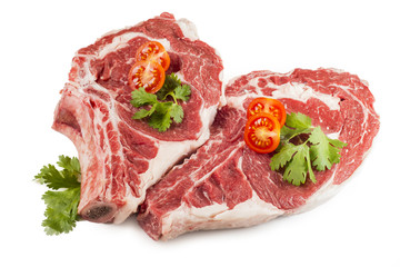 Filetes frescos de ternera