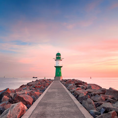 Leuchtturm an der Mole