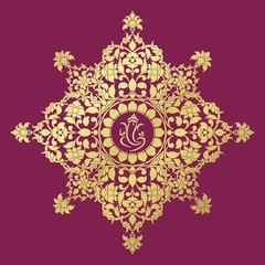 Ganesha, wedding card, royal Rajasthan, India