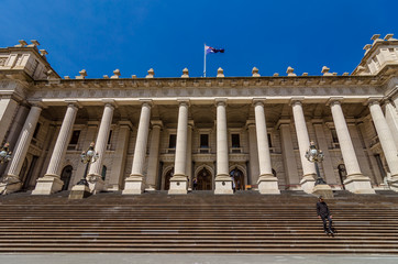 Fototapeta premium Parliament of Victoria , Melbourne , Australia