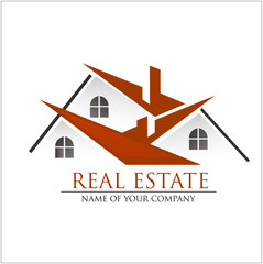 Immobilien Logo; das Haus