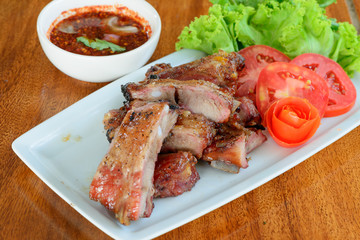 roast pork spareribs