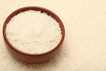 Long rice in bowl