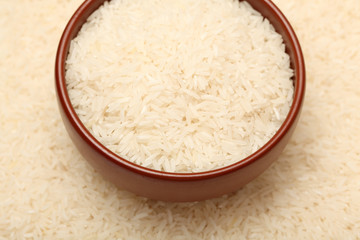 Long rice in bowl