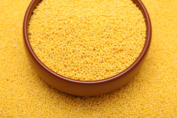 Millet in bowl
