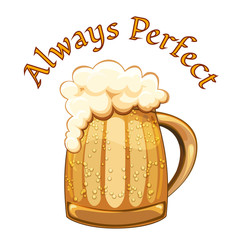 Always Perfect beer poster
