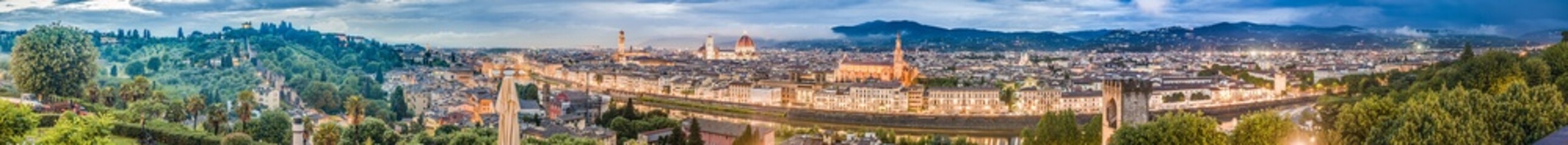 Obraz premium Florence as seen from Michelangelo Square