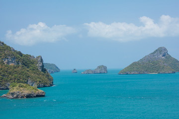 Fototapeta na wymiar Marine National Park the Angthong Islands
