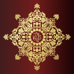 Ganesha, wedding card, royal Rajasthan, India