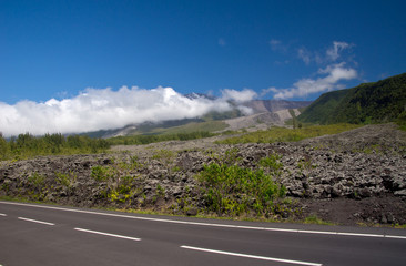 Lavafeld in Reunion