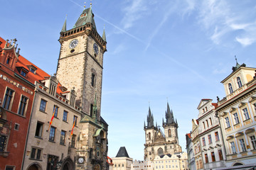 Fototapeta na wymiar Prague old town square