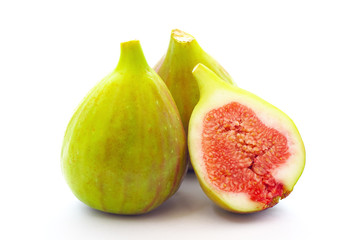 Figs isolated on white background