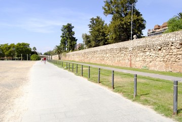 Paseo del parque de Valencia