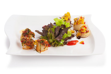 spicy scallops