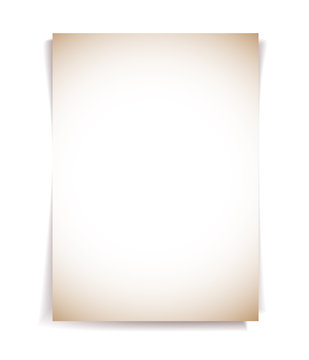 Note paper adhesive on white background