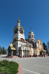Fototapeta na wymiar The temple of the Holy Great Prince Vladimir, Sochi