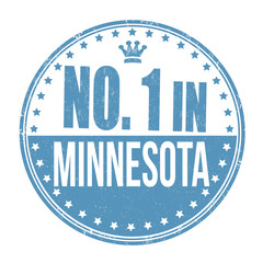 Number one in Minnesota stamp