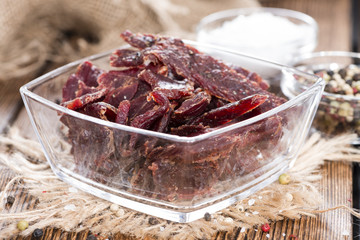 Portion of Beef Jerky