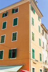 Obraz premium Old cities and harbor