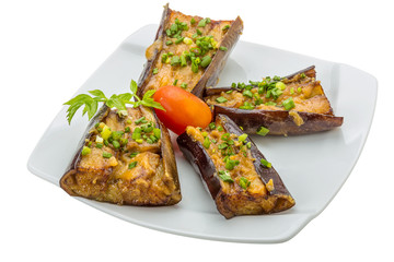 Grilled eggplant