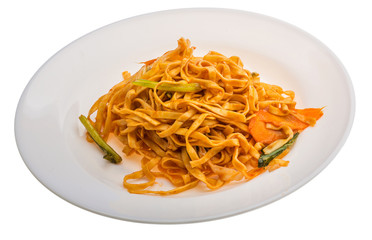 Fried noodles with vegetables