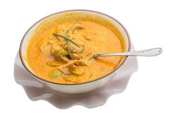 Red curry with pork