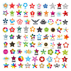 biggest collection of vector logos five-pointed stars