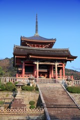 Obraz premium Kyoto, Japan - Kiyomizu-dera temple