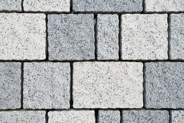 Small grey and white tiles texture