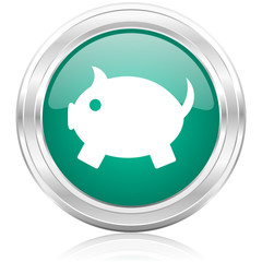 piggy bank internet icon