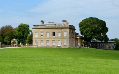 Building from Blaise Castle and sky