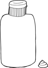 Black Outline Lotion