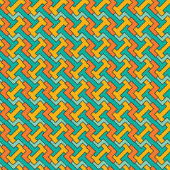 Abstract seamless geometric pattern. Vector background