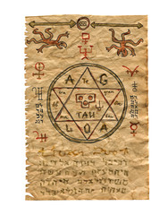 Fototapeta premium Magic book page isolated 5